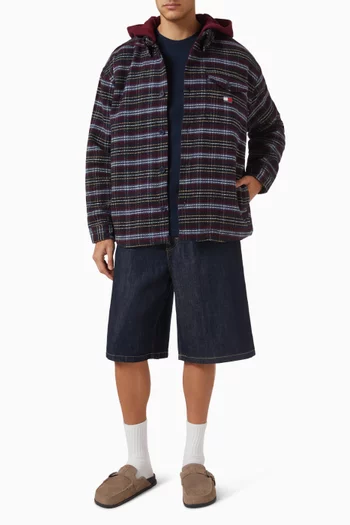 Oversized Drawstring Hoodie in Cotton