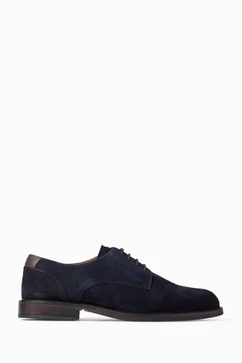 Derby Shoes in Suede
