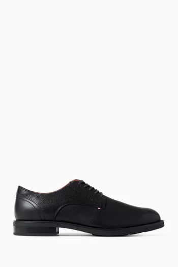 Amiro Derby Shoes in Grained Leather