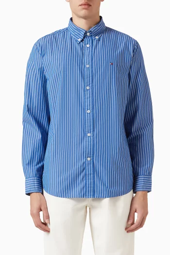 Flex Striped Shirt in Cotton