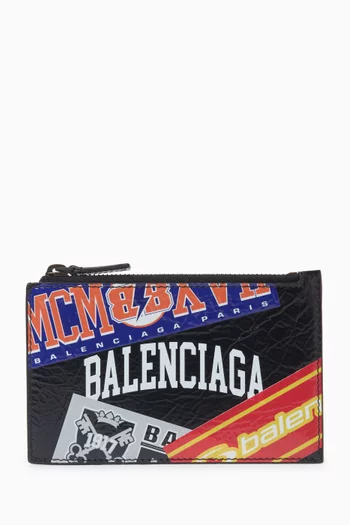 Cash Large Long Coin & Card Holder in Arena Lambskin