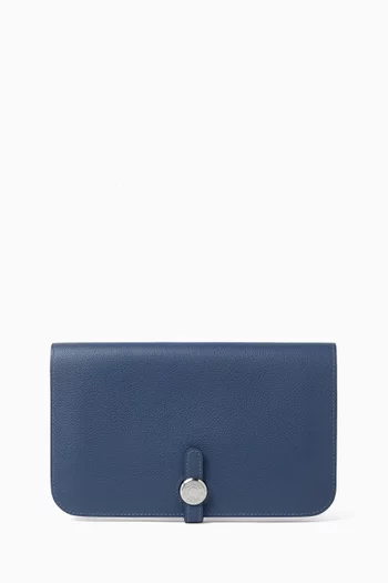 Dogon Wallet in Togo Calfskin Leather