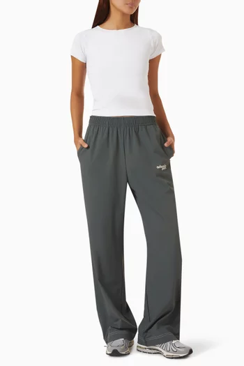 Top-stitch Track Pants