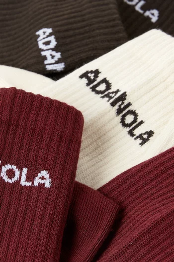 Logo Socks, Set of 3