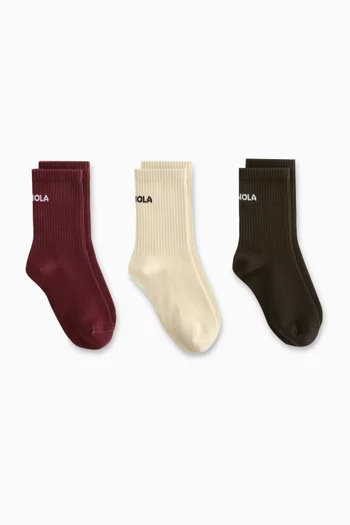 Logo Socks, Set of 3