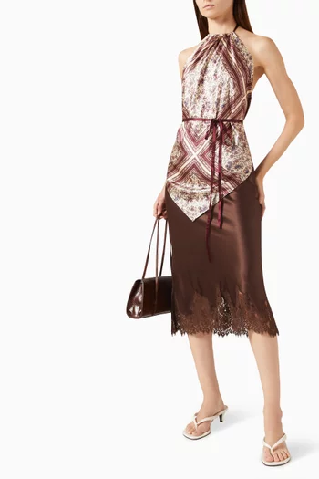 Una Scarf Top in Silk