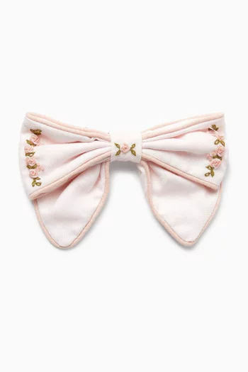 Bonnie Embroidered Hair Clip