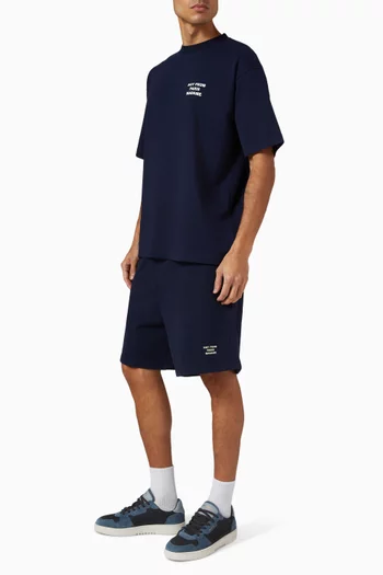 Slogan Shorts in Fleece