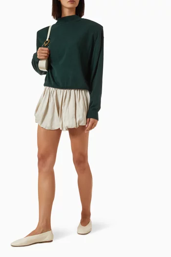 Rue Padded High-neck Sweater