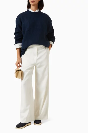 Timea Fuzzy Sweater in Mohair