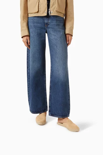 Espadrille Mule Flats in Suede