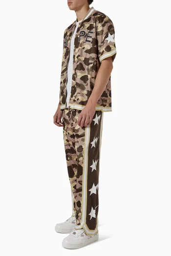 Camo Relaxed-fit Pants in Mesh