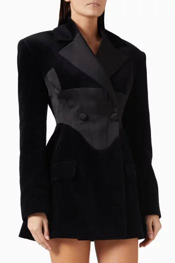 Swan Jacket Mini Dress