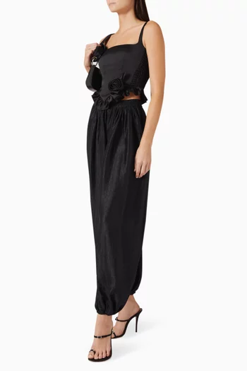 First Date Corset Top in Satin