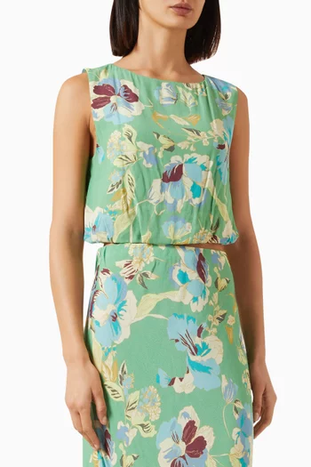 Cyprus Bubble Top in Viscose