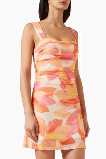 Solana Mini Dress in Mesh