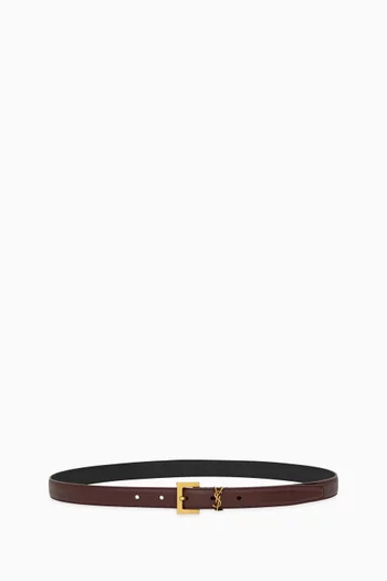 Cassandre Thin Belt in Calf Leather