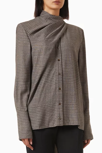 Masculine-fit Shirt in Viscose