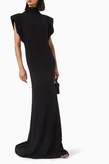 Frame Gown in Jersey