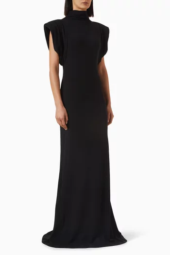 Frame Gown in Jersey