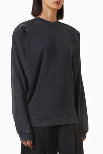 Kat Bat-sleeve T-shirt in Cotton