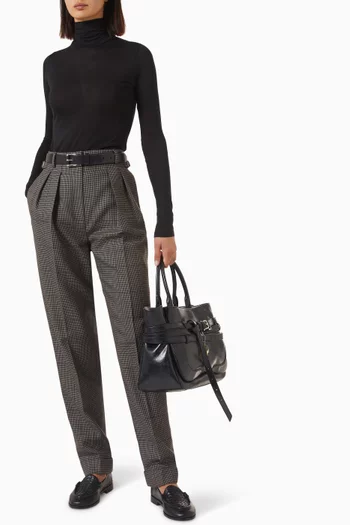 Turtleneck Top in Knit