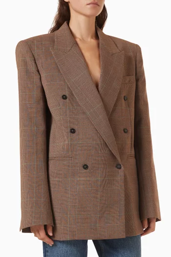 Monterey Structured Blazer in Virgin Wool