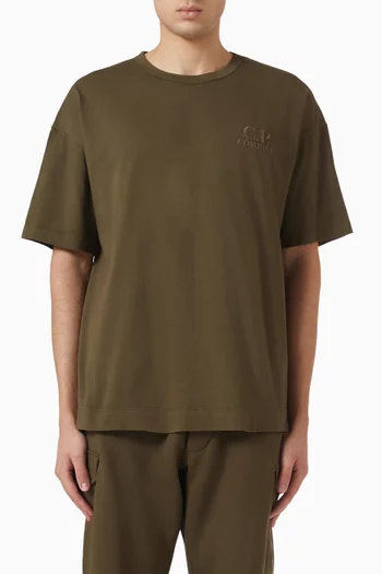 Boxy T-shirt in Cotton