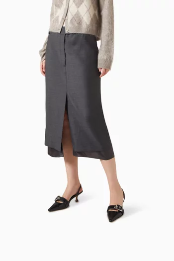 Margot Slingback 57 Pumps in Smooth Leather