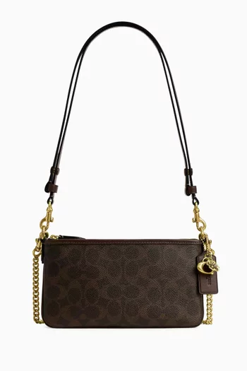 Audrey Crossbody Bag in  Signature Nylon Jacquard