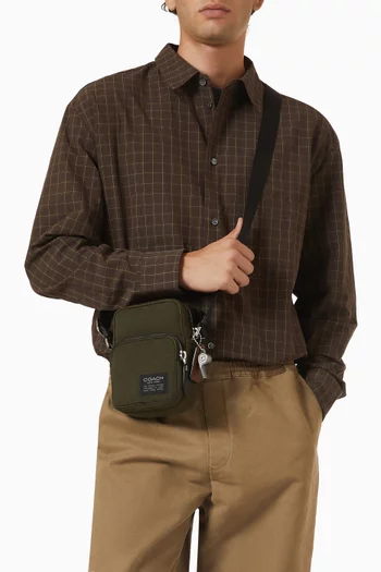 Locke Crossbody Bag in Nylon Jacquard