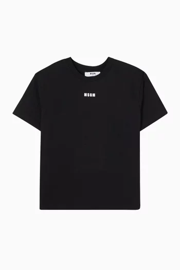 Spray Print Graphic T-shirt in Cotton
