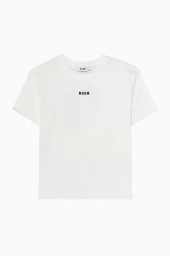 Spray Print Graphic T-shirt in Cotton