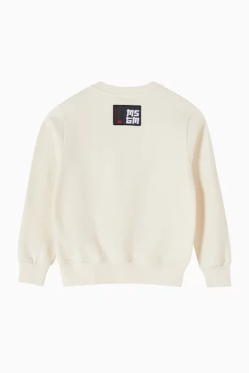 Logo Sweatshirt in Cotton-fleece