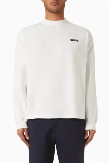 Long-sleeved T-shirt in Cotton