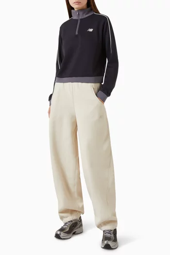 Sport Legacy Quarter-Zip Jacket in Cotton Piqué