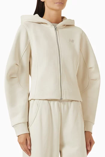 Athletics Crafted Hoodie in Cotton-fleece