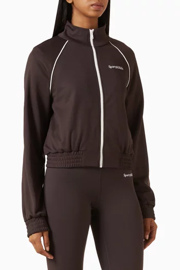 Serif Logo Retro Track Jacket