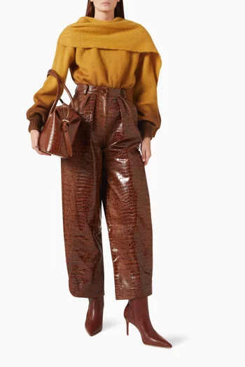 Degrade Scarf Sweater in Mohair
