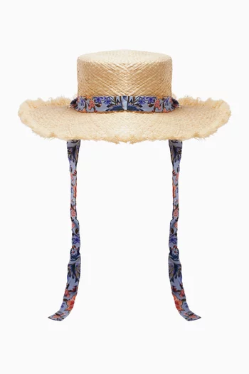 Iliana Hat in Raffia