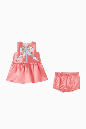 Origami Ribbon Shift Dress