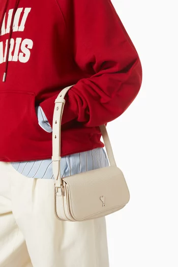 Paris Paris Shoulder Bag in Lizard-embossed Leather