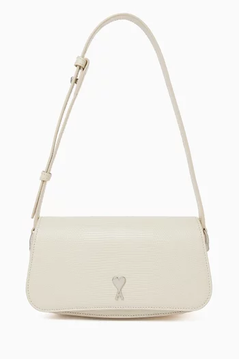 Paris Paris Shoulder Bag in Lizard-embossed Leather