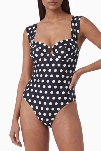 Lyra Polka-dot One-piece Swimsuit