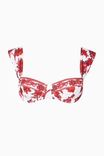 Donna Structured Wide-strap Bikini Top
