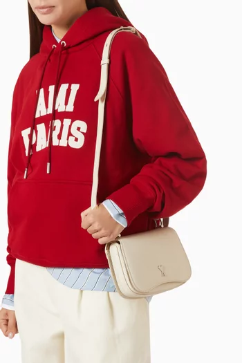 Small Paris Paris Top-handle Bag in Lizard-embossed Leather