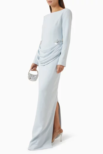 Pearl Gown in Crepe de Chine