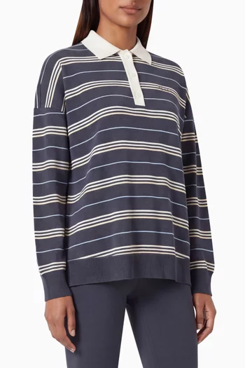 Strata Striped Rugby Sweater