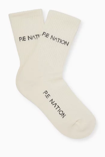 Signature Socks in Cotton Blend