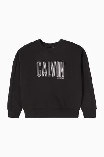 Logo Sweatshirt in Cotton